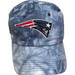 NFL Team Apparel NFL New England Patriots Hat Cap‎ Womens Blue Tie Dye Adjustable Baseball Photo 0