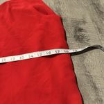 Zenana  large Women’s Bright Red Tank Top Dress Shirt Button Up detail v neck Photo 6