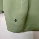 Lululemon Glyde Along Softshell Jacket Fleece Lined Green Twill Size 12 NWT Photo 12