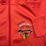 Chicago‎ Blackhawks NHL Salmon Full Zip Jacket Women's Large Jacket Activewear Red Photo 1