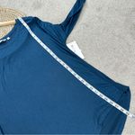 Athleta NWT Threadlight Asym Relaxed Longsleeve Shirt in Constellation Blue XL Photo 10