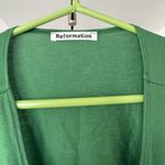 Reformation  crew knit dress Kelly green size S Photo 4