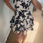 Francesca's Francesca’s blue and white flare dress Photo 0