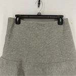 H&M Mini Skirt Solid A Line Sweatpant Womens Medium Grey Photo 6