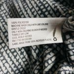 Merona Medium Women Black Casual Sheath Black White Button Up Dress Photo 4