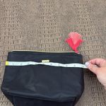 Tarte Black Makeup Bag with Pink Tassel Cosmetic Pouch Travel Zip Case Photo 6