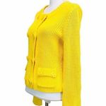 Talbots  Yellow 100% Mercerized Cotton Knit Sweater Photo 1