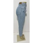 Topshop Premium Mom Jeans High Rise High Waisted Light Wash Denim Blue 32 x 32 Photo 4