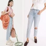 Madewell NEW  The Momjean in‎ Ellendale Wash: Raw-Hem Edition, 33 Photo 1