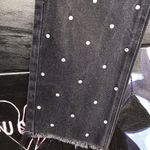 Simple Society Ladies Simply Society Black Rhinestone Studded Button Fly Jeans Size 3 Photo 3