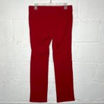 Betabrand Women’s Red Dress Yoga Pants Straight Leg Medium Petite Photo 2