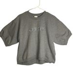 Cherokee Vintage  Sweatshirt Gray Spell-Out Short Sleeve Crewneck Pullover‎ XL Photo 1