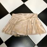 Natasha Zinko Strapless Peplum Tube Top Gold Embroidered Pom Pom Flowers sz 4 Photo 8