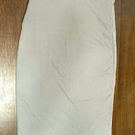 Maxi Ribbed Body Con Dress Women XL Neutral Coquette Soft Flattering Western Photo 0