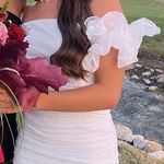 Hello Molly White Strapless Hoco Dress Photo 1