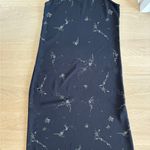 Pull&Bear Charcoal Floral Dress Black Size M Photo 2