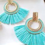 Free People New! FP Amber Raffia Earrings Photo 1