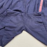 Modcloth  x Princess Highway Women’s 22 Linen Belted High Waist Shorts | Navy Ple Photo 5