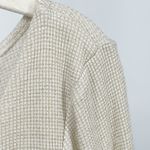 Free People  Say When Long Sleeve Size Small Waffle Knit Ruffle Photo 6