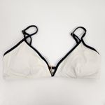 l*space L* Helena Bikini Top in Cream Black Size Large NWT V Wired Photo 1