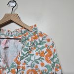 Victoria Dunn Womens Floral Knee‎ Length Dress Sz L Spring Boho NWT Orange Size L Photo 6