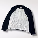 H&M Navy Blazer Jacket Single Button Office Work Career Wear Size Medium Photo 8