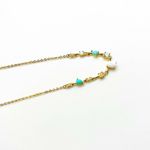 Nordstrom NWT Multicolor Gem Cubic Zirconia Gold Tone Dainty Necklace Photo 0