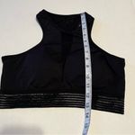 C&C California  Womens Size Large Black Sports Bra Nylon Spandex Athletic Workout Photo 4