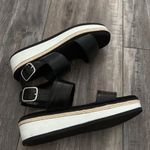 Baretraps  black platform chunky sandals tachel shoes size 8 Photo 4