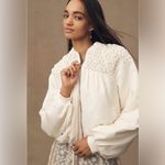 Anthropologie By Smocked Bomber Jacket Photo 1