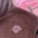 BDG chocolate brown fleece hoodie Photo 4