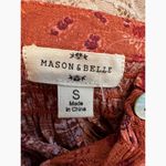 Mason & Belle Button & Loop Closure Tunic Rustic Floral size S Photo 9