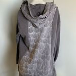 prAna large gray hooded open front cardigan sweatshirt Photo 3