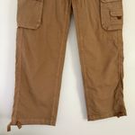 American Eagle NWT Snappy Stretch Baggy Cargo Jogger Pants Brown Tan Size 0 Photo 10