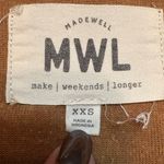 Madewell Mwl Velour Half-Zip Sweatshirt Photo 5