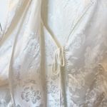 Victoria's Secret Vtg Womens Long Length Robe Size S Floral Jacquard Satin Gold Photo 3