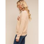 Thread & Supply Nashville Sweater Womens Large Beige Sand Cozy Soft Fuzzy Lounge Photo 9