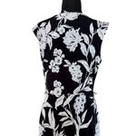 White House | Black Market WHBM Silver Faux Wrap Reversable Print Dress NWoT Sz 10 Photo 3