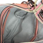 Sondra Roberts New‎  Vegan Leather Tote Shoulder Bag Top Handle Pink Whipstitch Photo 7