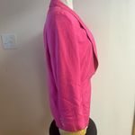 Anne Klein Vintage 100% Silk Hot Pink Barbie Blazer with pockets collared neck Photo 1
