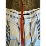 Polo Ralph Lauren 100% linen striped boat shorts size 6 button fly White Photo 8