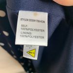 Dee Elly Blue White Polka Dot Dress Pinup 20s Style Sz Large Photo 10