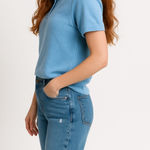 Love, Fire Women's Love Fire Light Blue Short Sleeve Polo Shirt Plus Size 2X Photo 0