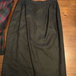 Le Suit vintage plaid blazer jacket with high waisted skirt Photo 2