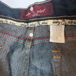 Baby Phat Y2K  Jeans Size 15‎ Rainbow Pocket Flap Embroidered Bootcut Denim Photo 4