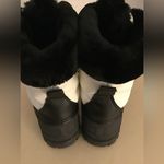 Storm By Cougar women white faux fur nylon rubber waterproof boots Size 6 Silver Photo 7