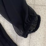 EXPRESS chiffon mini black dress Photo 3