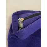 Vintage Paloma Picasso Fabric Tote Bag Purse Purple Felt Travel Zipper READ Photo 3