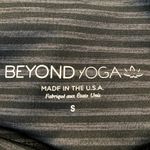 Beyond Yoga True To Stripe High Waisted Leggings Ankle Striped Black Gray Small Photo 1