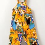 Womens Boho Hippie Jumper Print Yellow Colorful Size Small Cotton Photo 0